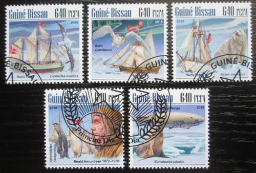 Poštovní známky Guinea-Bissau 2018 Roald Amundsen Mi# 10209-13 Kat 12€