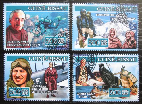 Poštovní známky Guinea-Bissau 2007 Slavní objevitelé Mi# 3510-13 Kat 8€