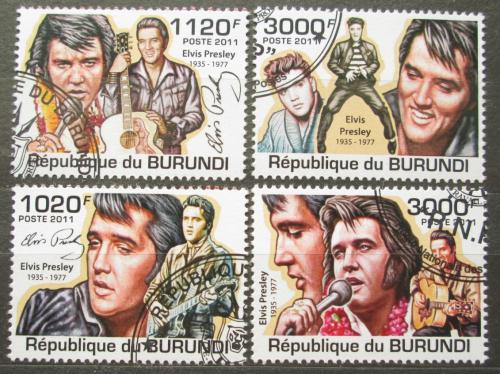 Poštovní známky Burundi 2011 Elvis Presley Mi# 2270-73 Kat 9.50€