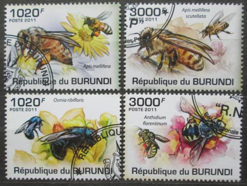 Poštovní známky Burundi 2011 Vèely Mi# 2002-05 Kat 9.50€