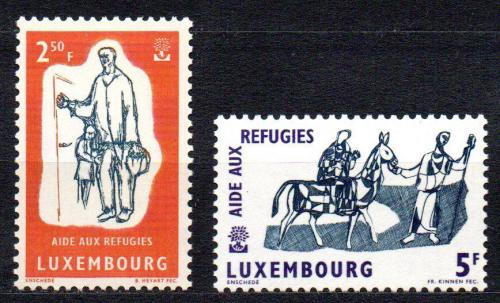 Poštovní známky Lucembursko 1960 Rok uprchlíkù Mi# 618-19
