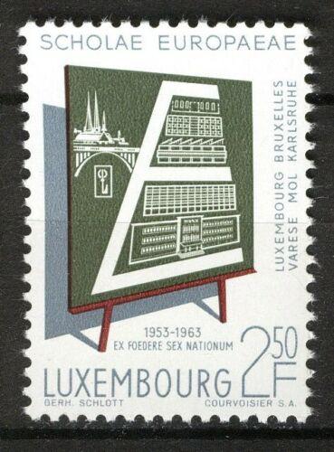Poštovní známka Lucembursko 1963 Školní tabule Mi# 666