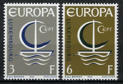 Poštovní známky Lucembursko 1966 Evropa CEPT Mi# 733-34