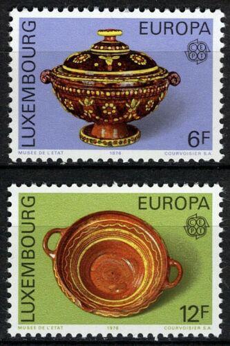 Poštovní známky Lucembursko 1976 Evropa CEPT, umìlecké øemeslo Mi# 928-29