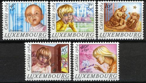 Poštovní známky Lucembursko 1984 Vánoce Mi# 1112-16 Kat 12€