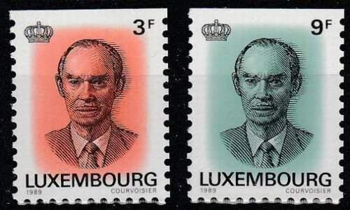 Poštovní známky Lucembursko 1989 Velkovévoda Jan Lucemburský Mi# 1225-26 Do