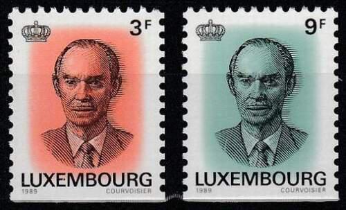 Poštovní známky Lucembursko 1989 Velkovévoda Jan Lucemburský Mi# 1225-26 Du