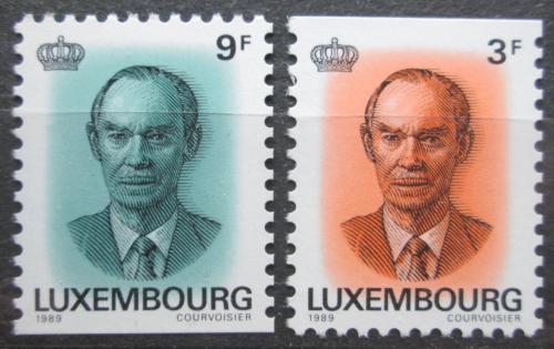 Poštovní známky Lucembursko 1989 Velkovévoda Jan Lucemburský Mi# 1225-26