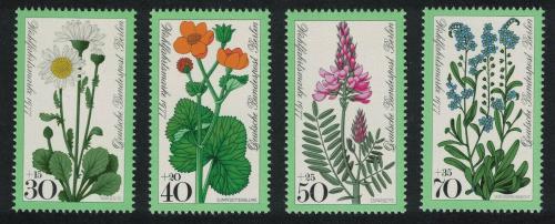 Poštovní známky Západní Berlín 1977 Lesní kvìtiny Mi# 556-59
