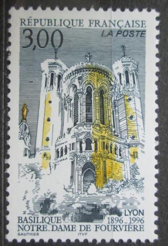 Potovn znmka Francie 1996 Notre-Dame de Fourvi&#232;re v Lyonu Mi# 3165 - zvtit obrzek