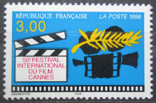 Poštovní známka Francie 1996 Filmový festival v Cannes, 50. výroèí Mi# 3183