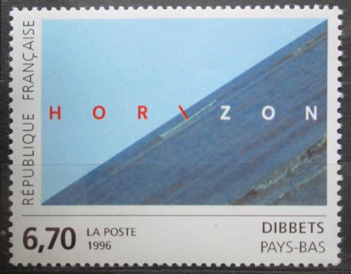 Poštovní známka Francie 1996 Moderní umìní, Jan Dibbets Mi# 3128