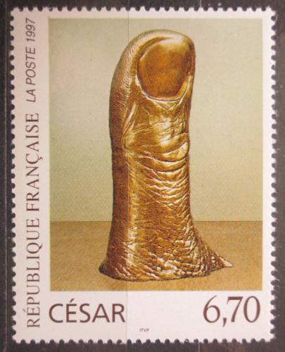 Poštovní známka Francie 1997 Bronzová socha, César Mi# 3232