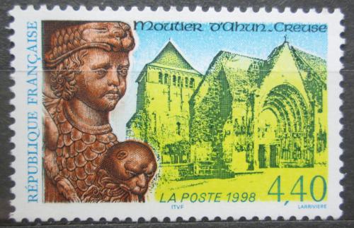 Poštovní známka Francie 1997 Klášter Moutier d’Ahun Mi# 3268