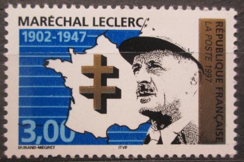 Poštovní známka Francie 1997 Maršál Philippe Leclerc Mi# 3266