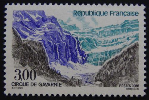 Poštovní známka Francie 1988 Údolí Cirque de Gavarnie Mi# 2683
