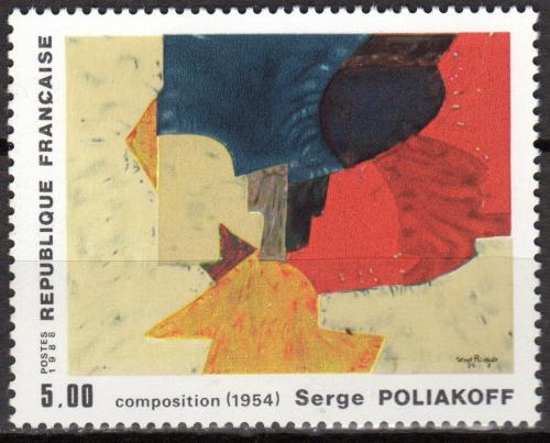 Poštovní známka Francie 1988 Umìní, Serge Poliakoff Mi# 2690