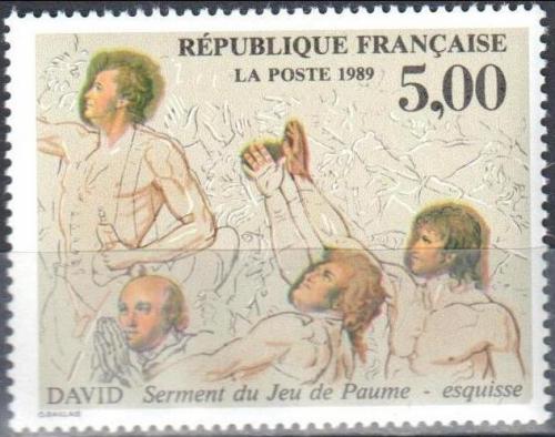 Poštovní známka Francie 1989 Umìní, Jacques-Louis David Mi# 2723
