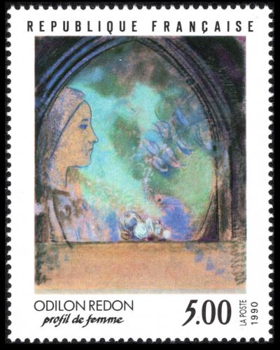 Poštovní známka Francie 1990 Umìní, Odilon Redon Mi# 2761