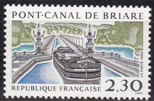 Poštovní známka Francie 1990 Kanál u Briare Mi# 2795