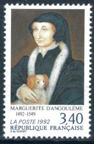 Poštovní známka Francie 1992 Markéta Navarrská Mi# 2891