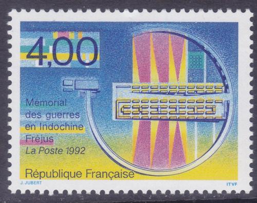 Poštovní známka Francie 1993 Památník Indo-èínské války Mi# 2938