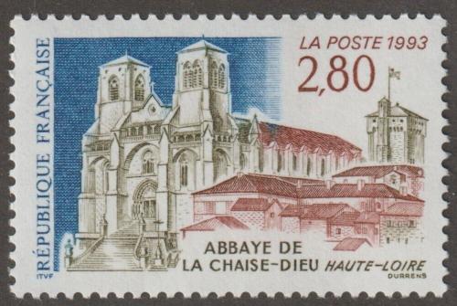 Poštovní známka Francie 1993 Klášter Chaise-Dieu Mi# 2972