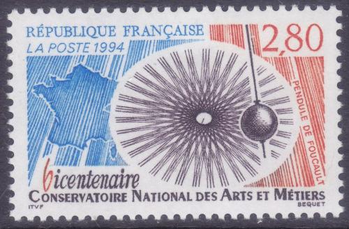 Poštovní známka Francie 1994 Akademie technického vzdìlávání dospìlých Mi# 3050 