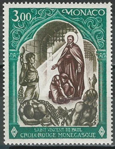 Poštovní známka Monako 1971 Vincent de Paul Mi# 1013