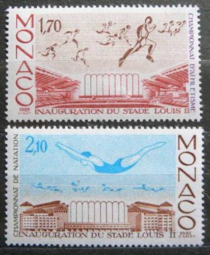 Poštovní známky Monako 1985 Sport Mi# 1697-98