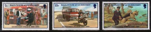 Potovn znmky Guernsey 1980 Ostrovn policie, 60. vro Mi# 206-08 - zvtit obrzek