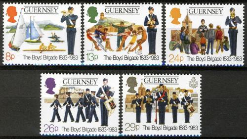 Potovn znmky Guernsey 1983 Boys - zvtit obrzek