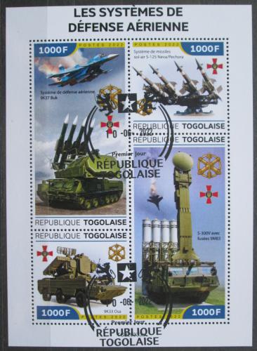 Poštovní známky Togo 2022 Válka na Ukrajinì, obranné systémy Mi# N/N
