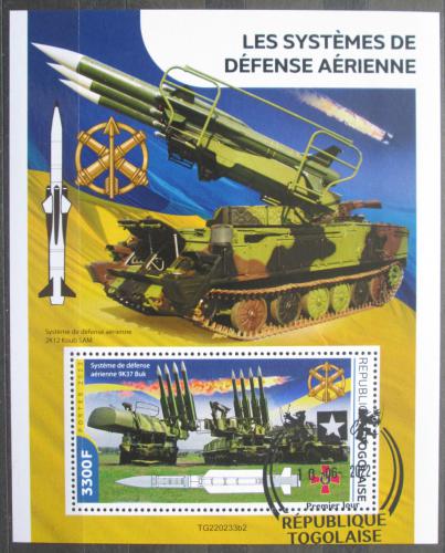 Poštovní známka Togo 2022 Válka na Ukrajinì, obranné systémy Mi# N/N