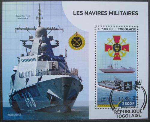 Poštovní známka Togo 2022 Válka na Ukrajinì, váleèné loïstvo Mi# N/N