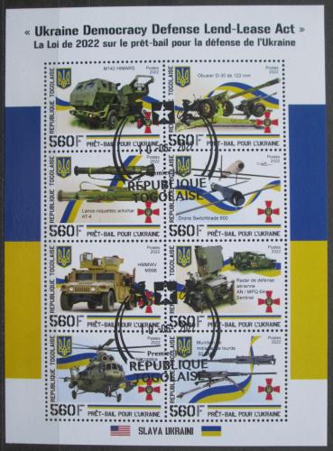 Poštovní známky Libérie 2022 Válka na Ukrajinì, pomoc USA Mi# N/N