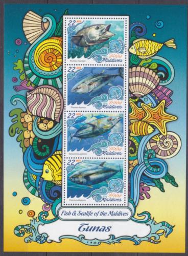 Poštovní známky Maledivy 2016 Tuòáci Mi# 6668-71 Kat 11€