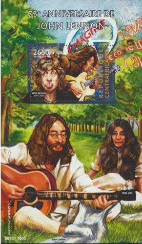 Poštovní známka SAR 2015 The Beatles, John Lennon Mi# Block 1315 Kat 12€