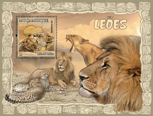 Poštovní známka Mosambik 2007 Koèkovité šelmy Mi# Block 227 Kat 10€