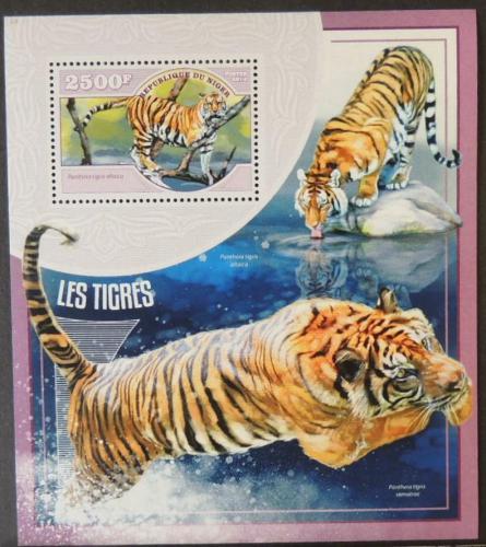 Poštovní známka Niger 2014 Tygøi Mi# Block 358 Kat 10€