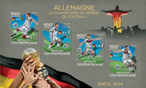 Poštovní známky SAR 2014 MS ve fotbale Mi# 4860-63 Kat 16€