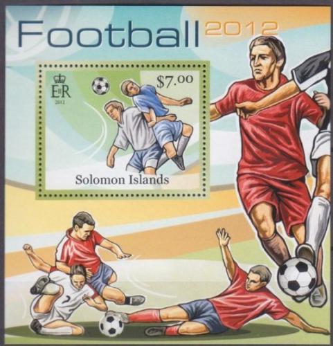 Poštovní známka Šalamounovy ostrovy 2013 Fotbal Mi# 1666 Block