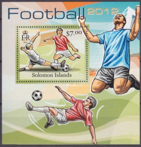 Poštovní známka Šalamounovy ostrovy 2013 Fotbal Mi# 1668 Block