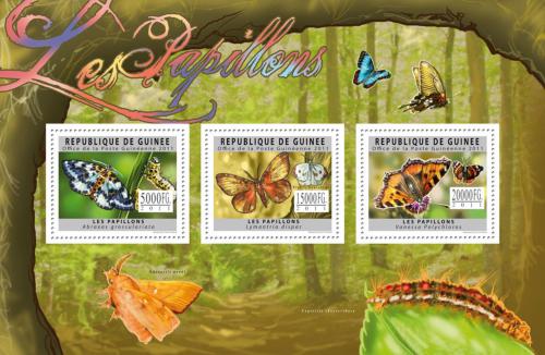 Poštovní známky Guinea 2011 Motýli Mi# 8864-66 Kat 16€