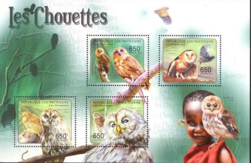 Poštovní známky SAR 2011 Sovy Mi# 3015-18 Kat 10€
