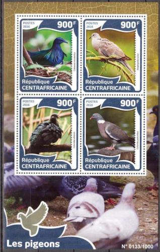 Poštovní známky SAR 2016 Holubi Mi# 5995-98 Kat 16€
