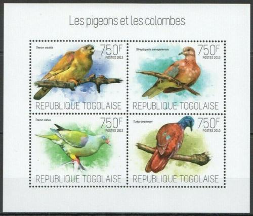 Poštovní známky Togo 2013 Holubi Mi# 5316-19 Kat 12€