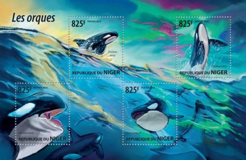 Poštovní známky Niger 2015 Kosatky Mi# 3510-13 Kat 13€