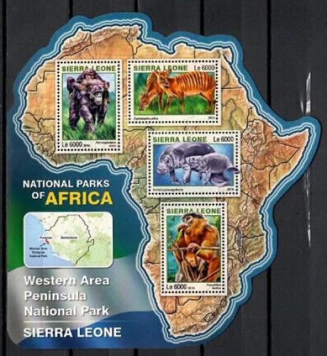 Poštovní známky Sierra Leone 2016 NP Western Area Peninsula, Sierra Leone Mi# 7262-65 Kat 11€