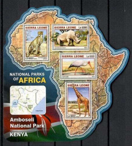 Poštovní známky Sierra Leone 2016 NP Amboseli, Keòa Mi# 7230-33 Kat 11€